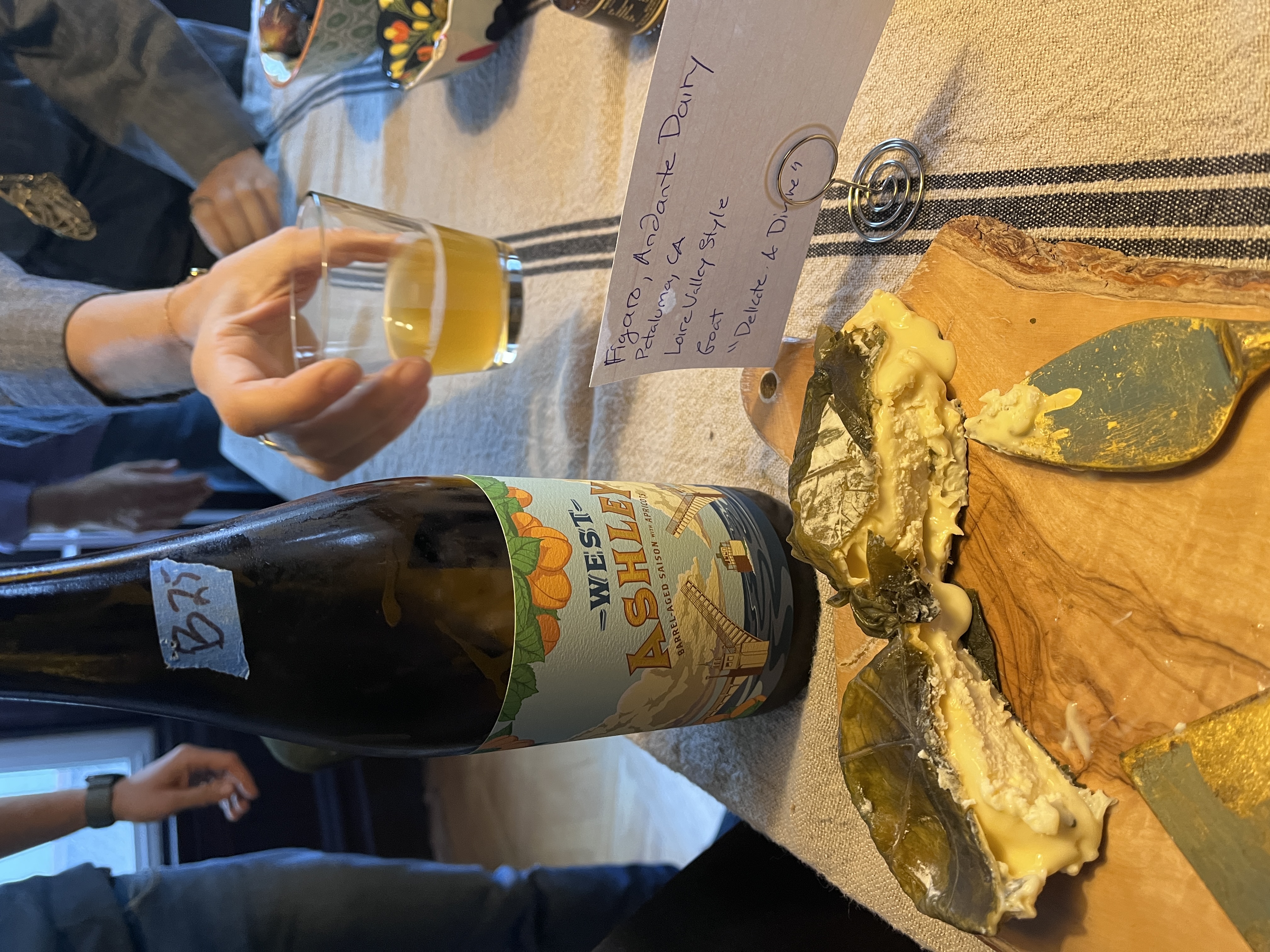 Andante Figero and West Ashley beer from Santa Crauz